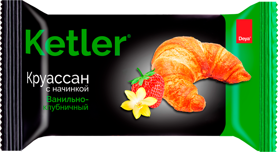 Круассан DEYA Ketler ваниль-клубника
