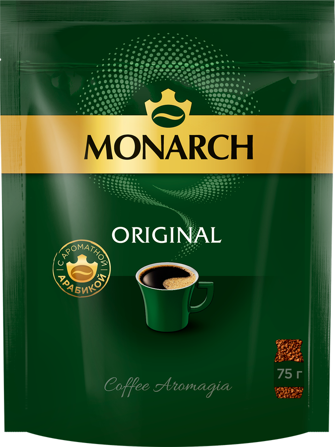 Кофе растворимый MONARCH Ориджинал натуральный сублимированный