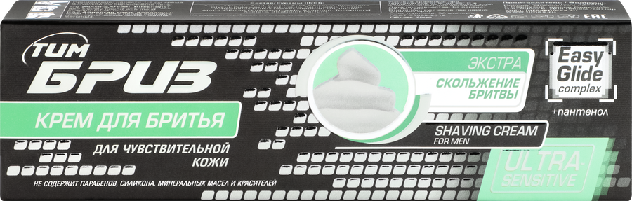 Крем для бритья ТИМБРИЗ Easy Glide complex для чувствительной кожи