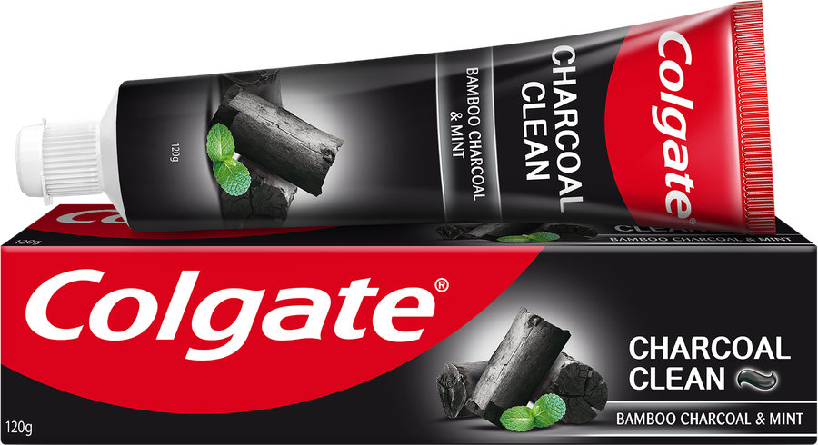 Зубная паста COLGATE Бамбуковый уголь с мятой для отбеливания зубов и свежести дыхания