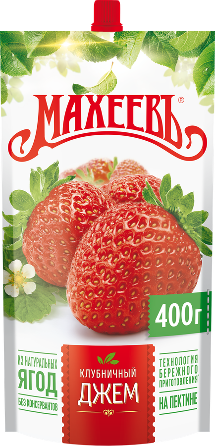 Джем МАХЕЕВЪ Клубничный, 400г