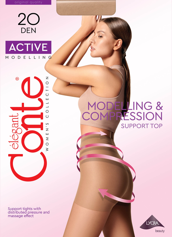 Колготки женские CONTE Active 20 den natural 3 - 82E8799D 2F18 4C29 862A 5377D7Ad7Cc0