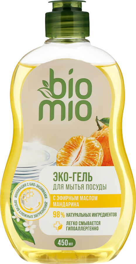 Жидкое средство для мытья посуды BIO MIO Мандарин